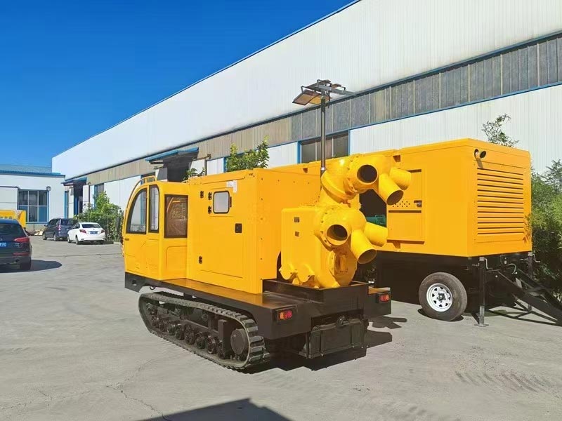 Diesel engine-powered water pump unit